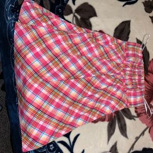 Strapless Plaid Lilly Pulitzer Dress